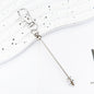 Beadable Keychain Metal Conical Bullet Shape Rose Gold Silver Gun Gray Black 8