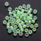 Glow In The Dark Seed Glass Beads 3mm Multicolor Stripes 1800pcs 9