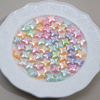 Plating Smiley Clover Resin Beads 14x15mm Pastel Mixed Colors 20pcs 4
