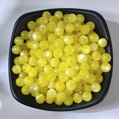 Light Color Gradient Resin Beads 8mm Pastel Soft Shades 100pcs 21