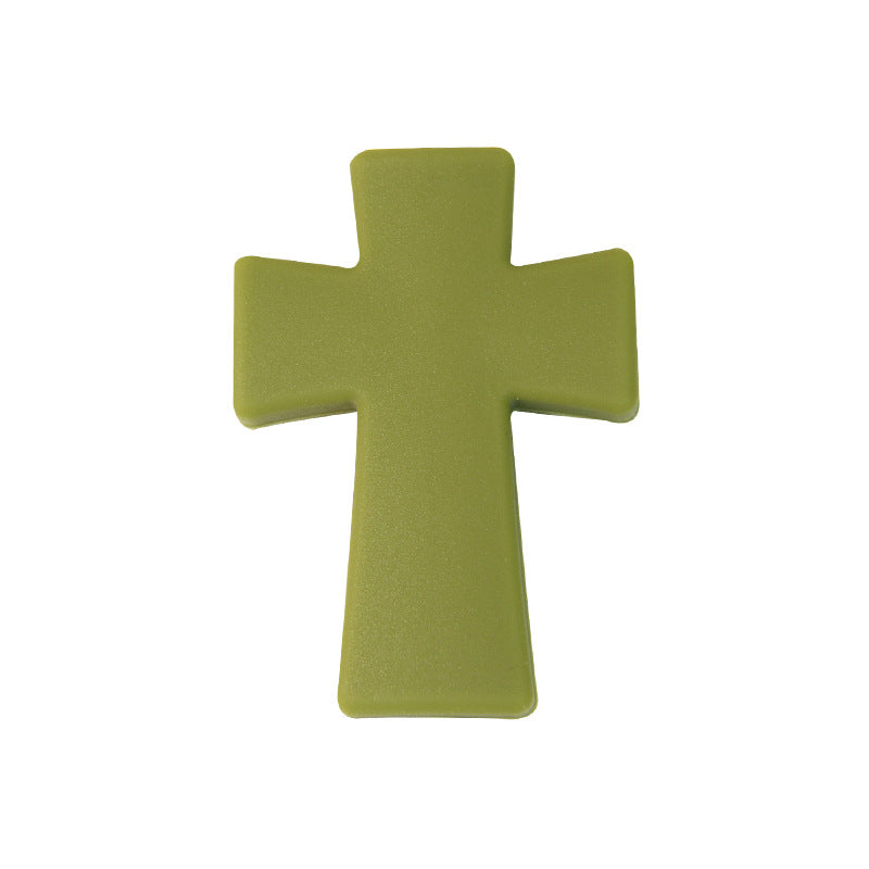 Silicone Focal Beads Cross Sunflower Skull Camouflage 20pcs