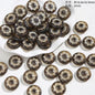 Vintage Imitation Jade Acrylic Beads Opaque Smooth Green 30pcs 9