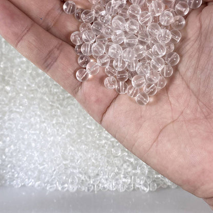 Transparent Round Glass Beads 6mm Crystal Clear Colors 100pcs 16