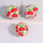 Embellished Bubblegum Beads 18mm Fruit Slice Colorful 10pcs 12