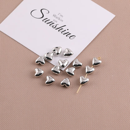 Silver Tone Irregular Shape CCB Plastic Beads 200pcs 13