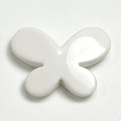 Creamy Color Butterfly Acrylic Flat Beads 29mm 1pc 14
