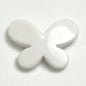 Creamy Color Butterfly Acrylic Flat Beads 29mm 1pc 14