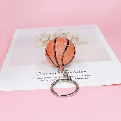 Acrylic Basketball Keychain Sports Ball Realistic Texture Basketball 3