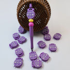 Silicone 3D Focal Beads Good Time Alarm Clock Rounded Base 20pcs 2