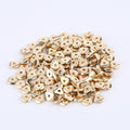 Faceted Triangular CCB Plastic Acrylic Beads 6mm Gold 500pcs