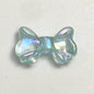 Clear Plating Butterfly Acrylic Beads 15mm Pastel Iridescent 20pcs 7
