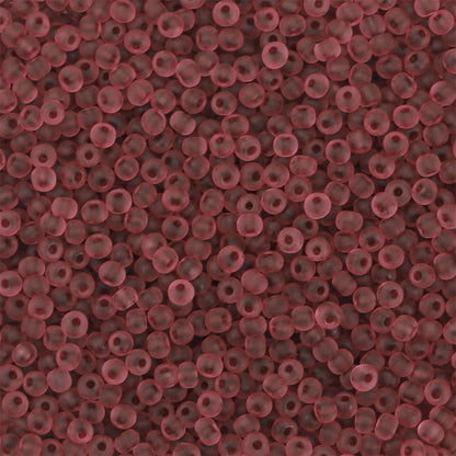 Transparent Frosted Seed Glass Beads 2mm with 1mm Hole 660pcs 49