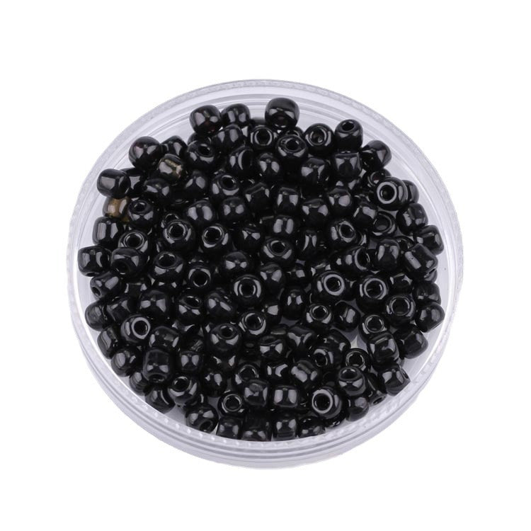Ceramic Electroplated Seed Glass Beads 4mm Glossy Mixed Colors 460pcs 5