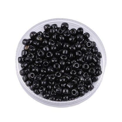 Ceramic Electroplated Seed Glass Beads 4mm Glossy Mixed Colors 460pcs 5