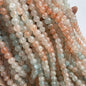 Crackle Round Glass Beads 8mm Dual Color Soft Pastel 200pcs 14
