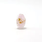 Lampwork Glass Beads Irregular Oval Gold Dust Filled 13mm 10pcs 8