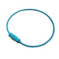 Spray Painted Steel Cable Keyrings Colorful Flexible Durable 20pcs 12