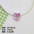 Plating Shimmer Hello Kitty Resin Beads 25mm Magic Wand 20pcs 6