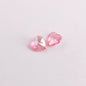 Plating Faceted Heart Acrylic Beads 13mm Transparent AB Colored 100pcs 9