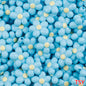 Glow In The Dark Five-Petal Flower Acrylic Beads 21mm Bicolor 10pcs 12