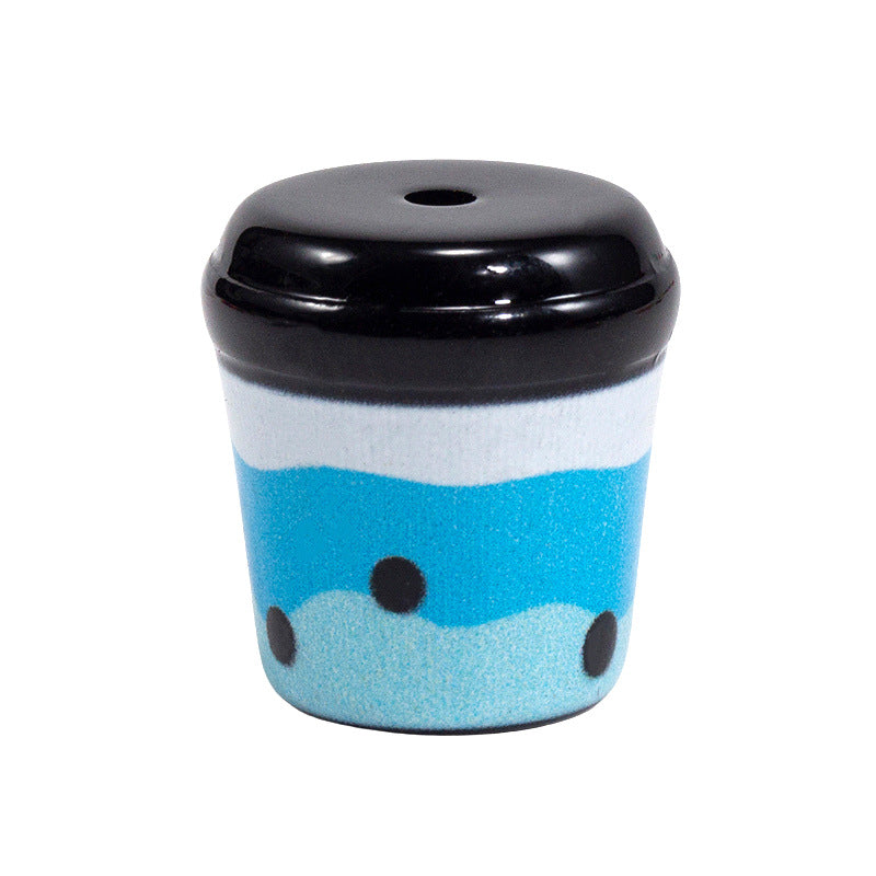 3D Bubble Tea Acrylic Beads 21mm Transparent Colorful 10pcs 9