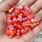 Imitation Agate Gourd Resin Beads 10mm Gradient Colors 10pcs 8