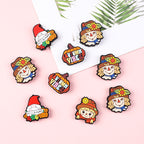Silicone Focal Beads Scarecrow Autumn Pumpkin With Text Autumn Vibes 20pcs 4