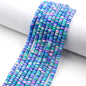 Flat Clay Beads 6mm Colorful Polymer Spacer Disc 10strands 35