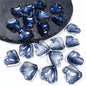 Czech Glass Beads Peony Petal 19mm Translucent Lavender Heart 50pcs 14