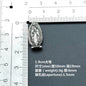 Virgin Mary Metal Beads 13mm 19mm Detailed Silver Tone 100pcs 2