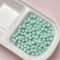 Painted Square Acrylic Beads 6mm 5mm Macaron Color Baking 30pcs 17