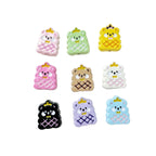 Kitten and Teddy Bear Metal Beads 14mm Hand Painted Alloy 10pcs 5