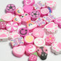 Cartoon Pattern Clay Beads 10mm Multicolor Polymer 200pcs 16