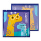 Top Seal Zip Lock Bags 13.5cm Pastel Animal Pattern 10pcs 19
