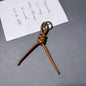 Braided PU Leather Keychain Knot Design Colorful 15cm 3pcs 7