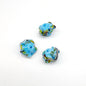 Lampwork Glass Beads Mushroom 15mm Hand Painted Colorful 10pcs 12