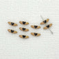 Heart Wing Metal Beads 14mm Bright Enamel Painted Alloy 20pcs 16