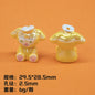 Plating 3D Animal Resin Beads Charming Glossy Disney Series 10pcs 9
