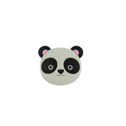 Silicone Focal Beads Animal Panda Pink Pastel Colors 20pcs 10