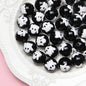 Hand-Painted Halloween Pumpkin Ghost Acrylic Beads 16mm 20