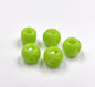 Colored Four-Hole Acrylic Beads Large Hole Chunky Mixed Finishes 100pcs 13