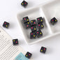 Star Acrylic Square Beads 10mm Colorful Tiny 10pcs 4