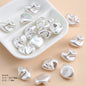 Vintage Imitation Pearl Starfish Series Acrylic Beads Textured Glossy 2pcs 2