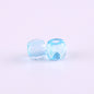 Faceted Pony Beads Acrylic 13mm Transparent Large Hole 50pcs 12