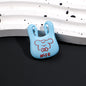 Painted Handbag Acrylic Beads 25mm Cartoon Pattern Bright Colors 10pcs 10