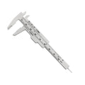 Dual Scale ABS Plastic Measuring Vernier Calipers 10cm 2pcs 6