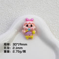 Plating Pop Resin Beads 30mm Crybaby Brushing Teeth Character 10pcs 6