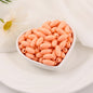 Oval Acrylic Tube Beads 1.4mm x 0.6mm Pastel Mixed Colors 1219pcs 7