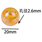 Transparent Bubblegum Beads 20mm Crackle Chunky Acrylic 10pcs 4