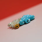 Polymer Clay Christmas Tree Rhinestone Beads 30mm Festive Holiday 10pcs 2